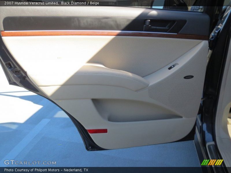 Black Diamond / Beige 2007 Hyundai Veracruz Limited