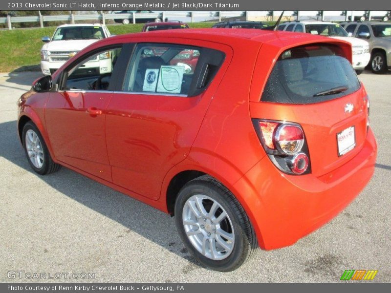  2013 Sonic LT Hatch Inferno Orange Metallic