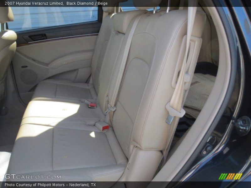 Black Diamond / Beige 2007 Hyundai Veracruz Limited