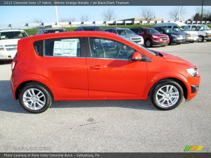  2013 Sonic LT Hatch Inferno Orange Metallic