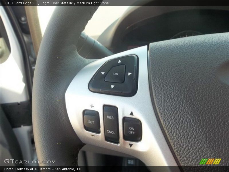 Ingot Silver Metallic / Medium Light Stone 2013 Ford Edge SEL