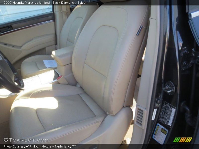 Black Diamond / Beige 2007 Hyundai Veracruz Limited