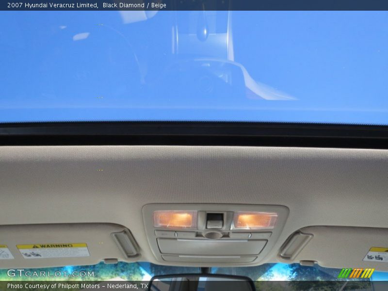 Black Diamond / Beige 2007 Hyundai Veracruz Limited