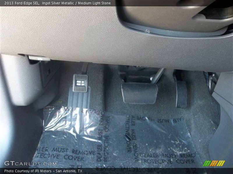 Ingot Silver Metallic / Medium Light Stone 2013 Ford Edge SEL