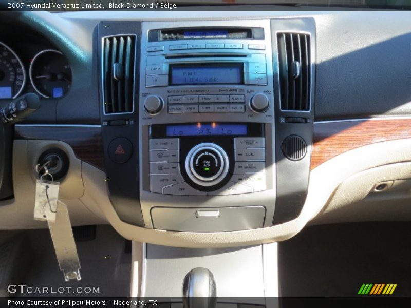 Black Diamond / Beige 2007 Hyundai Veracruz Limited