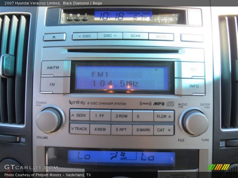 Black Diamond / Beige 2007 Hyundai Veracruz Limited