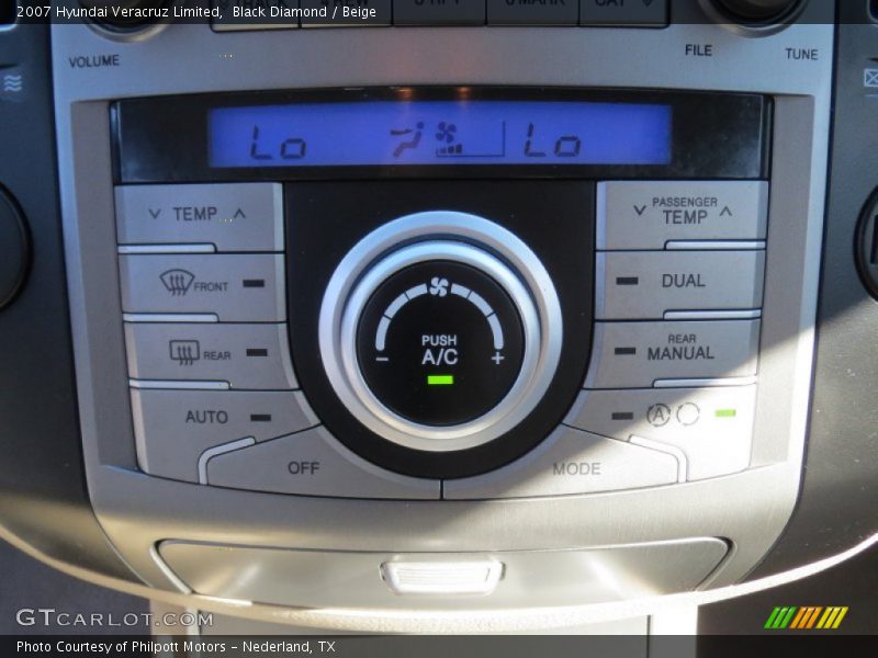 Black Diamond / Beige 2007 Hyundai Veracruz Limited