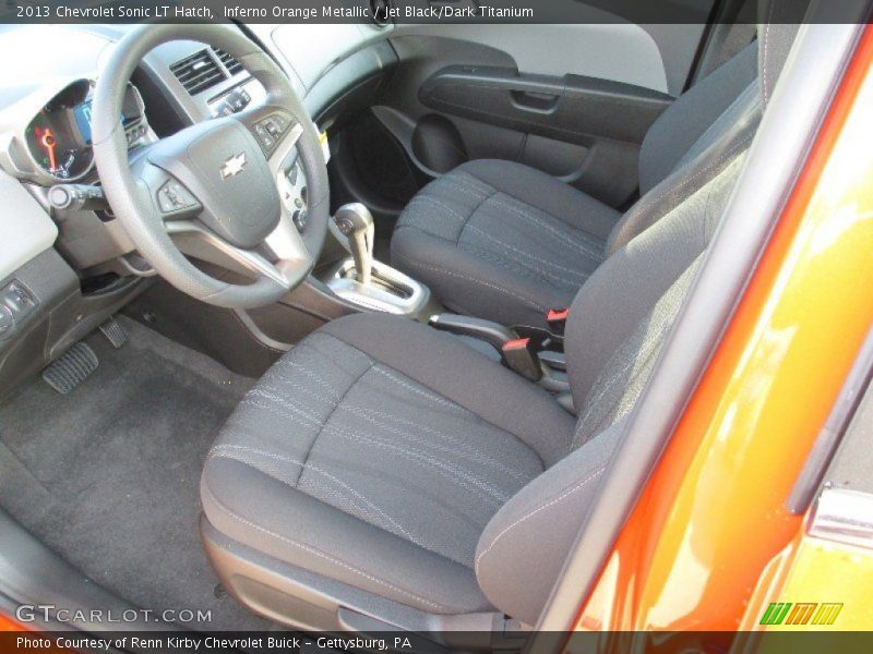 Front Seat of 2013 Sonic LT Hatch