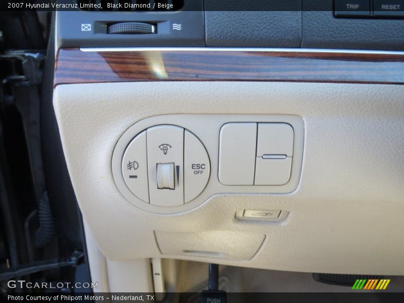 Black Diamond / Beige 2007 Hyundai Veracruz Limited