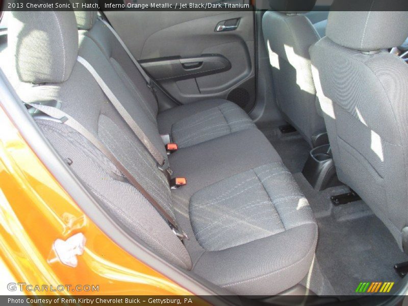 Inferno Orange Metallic / Jet Black/Dark Titanium 2013 Chevrolet Sonic LT Hatch