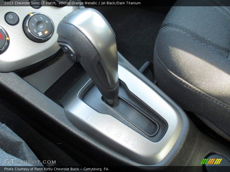  2013 Sonic LT Hatch 6 Speed Automatic Shifter
