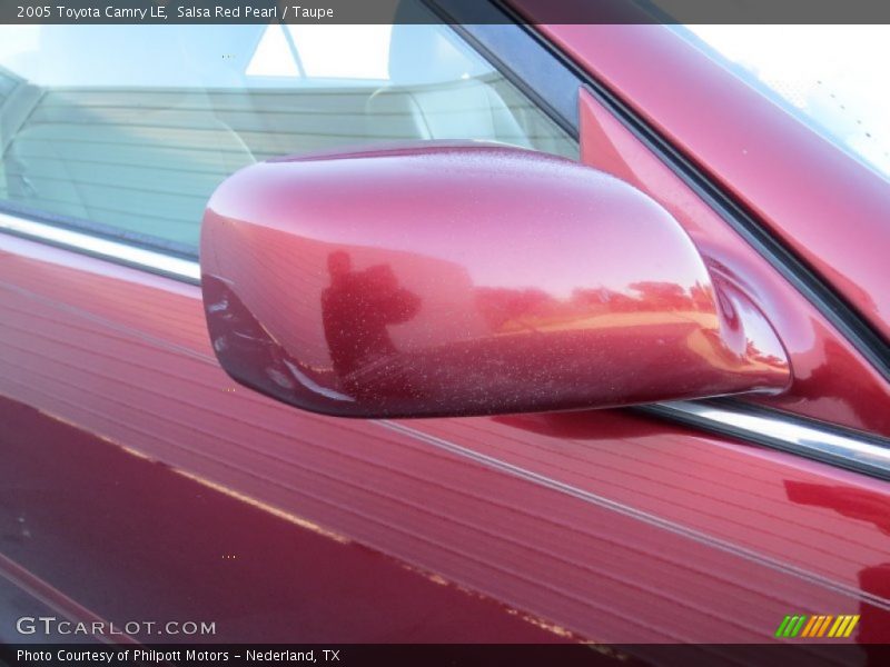 Salsa Red Pearl / Taupe 2005 Toyota Camry LE