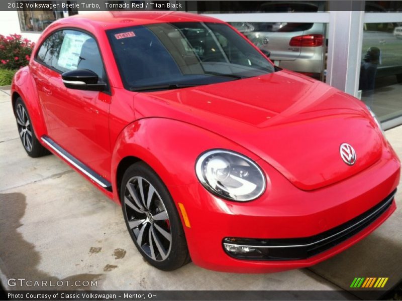 Tornado Red / Titan Black 2012 Volkswagen Beetle Turbo