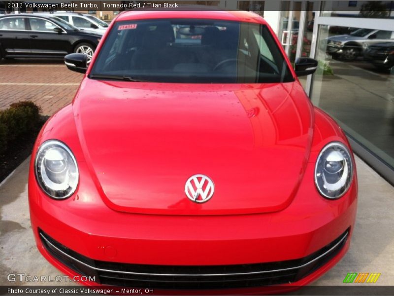 Tornado Red / Titan Black 2012 Volkswagen Beetle Turbo