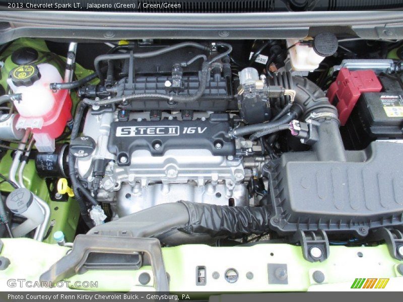  2013 Spark LT Engine - 1.2 Liter DOHC 16-Valve VVT S-TEC II 4 Cylinder