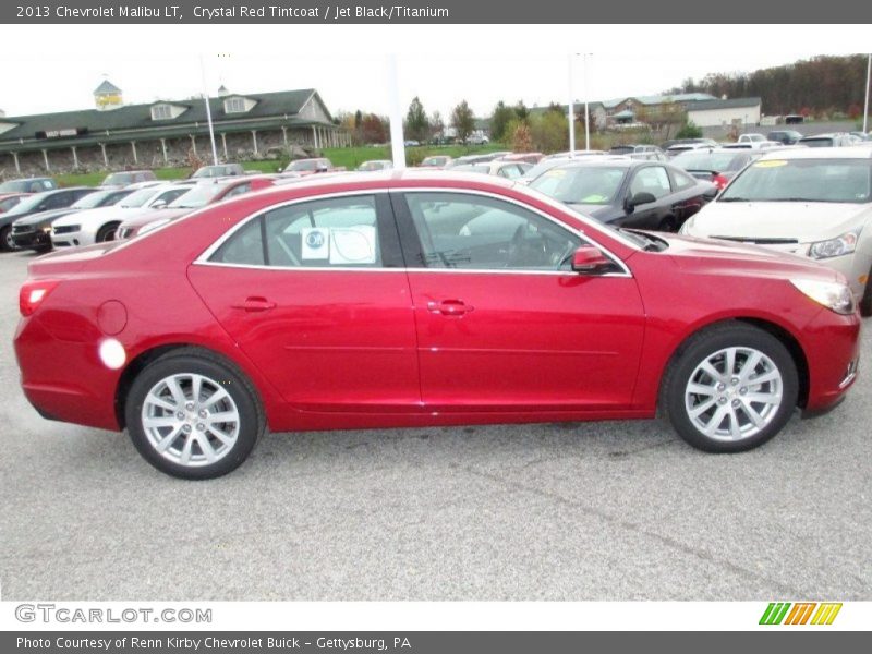Crystal Red Tintcoat / Jet Black/Titanium 2013 Chevrolet Malibu LT