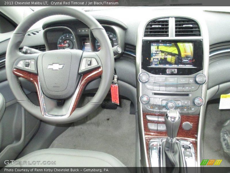 Crystal Red Tintcoat / Jet Black/Titanium 2013 Chevrolet Malibu LT