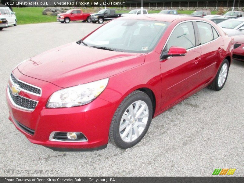 Crystal Red Tintcoat / Jet Black/Titanium 2013 Chevrolet Malibu LT