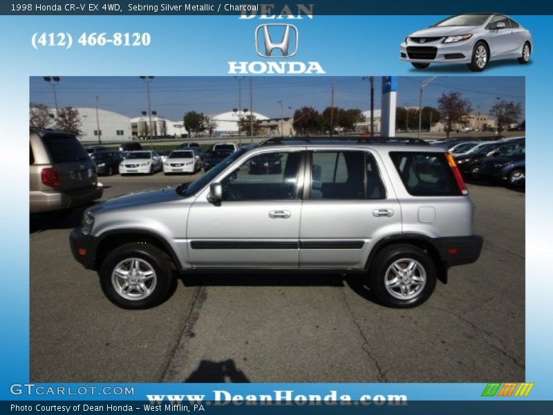 Sebring Silver Metallic / Charcoal 1998 Honda CR-V EX 4WD