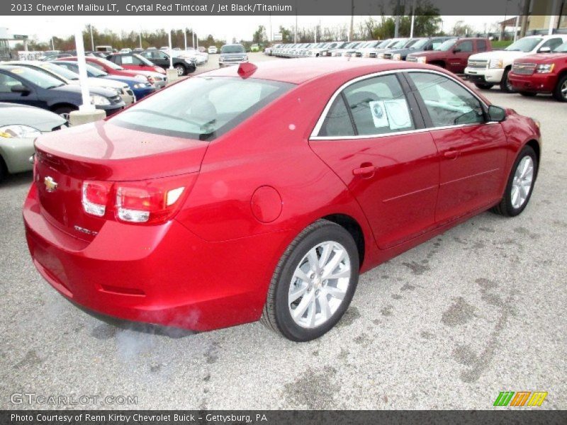 Crystal Red Tintcoat / Jet Black/Titanium 2013 Chevrolet Malibu LT