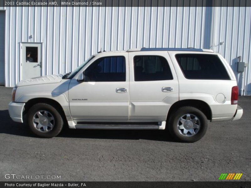 White Diamond / Shale 2003 Cadillac Escalade AWD
