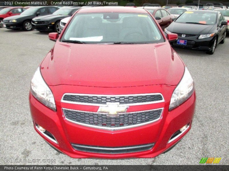 Crystal Red Tintcoat / Jet Black/Titanium 2013 Chevrolet Malibu LT