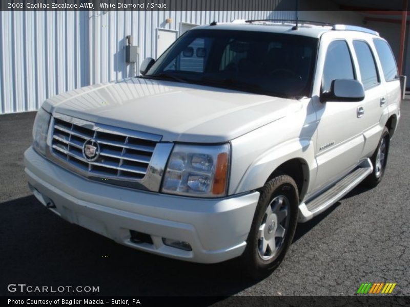 White Diamond / Shale 2003 Cadillac Escalade AWD