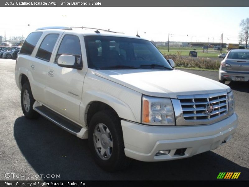 White Diamond / Shale 2003 Cadillac Escalade AWD