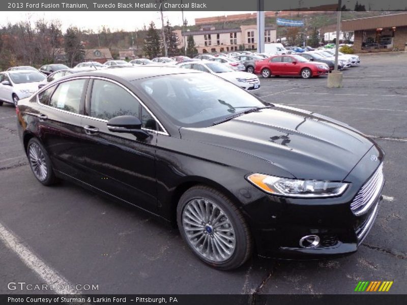 Tuxedo Black Metallic / Charcoal Black 2013 Ford Fusion Titanium