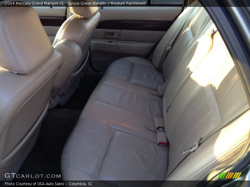 Spruce Green Metallic / Medium Parchment 2004 Mercury Grand Marquis LS