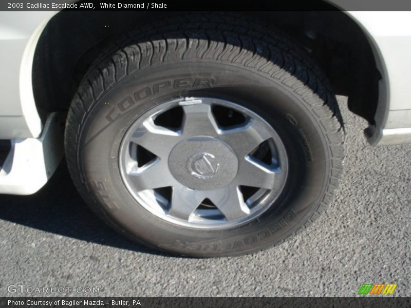 White Diamond / Shale 2003 Cadillac Escalade AWD
