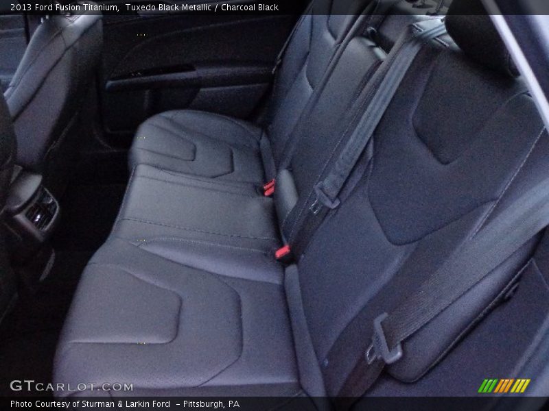 Rear Seat of 2013 Fusion Titanium