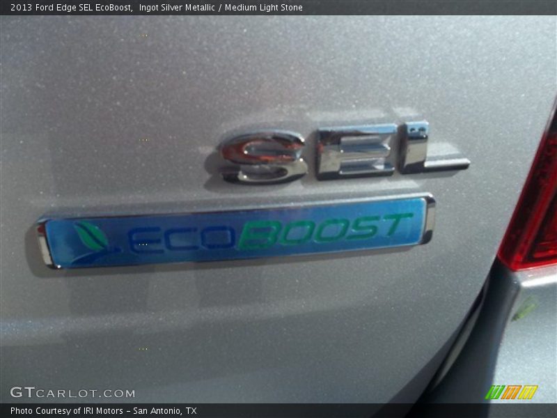 Ingot Silver Metallic / Medium Light Stone 2013 Ford Edge SEL EcoBoost