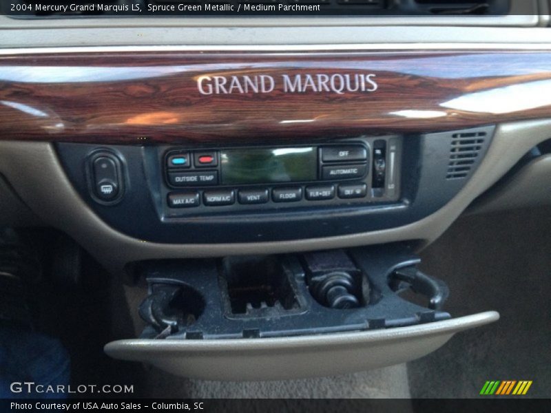 Spruce Green Metallic / Medium Parchment 2004 Mercury Grand Marquis LS