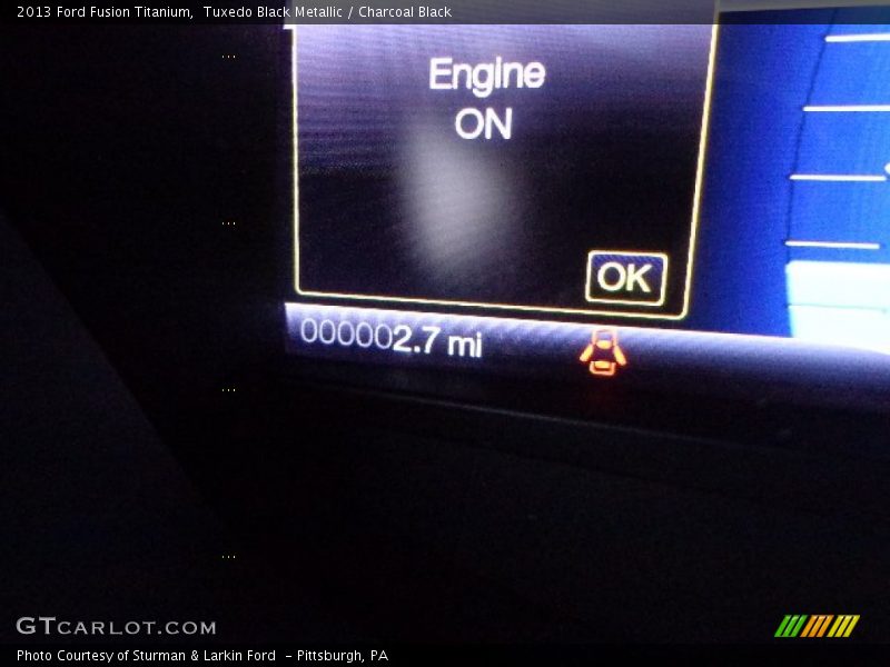 Tuxedo Black Metallic / Charcoal Black 2013 Ford Fusion Titanium