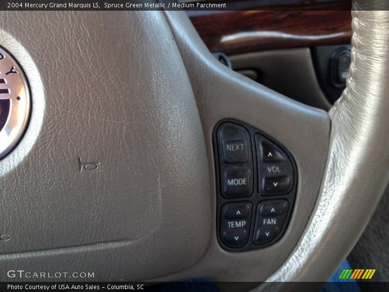 Spruce Green Metallic / Medium Parchment 2004 Mercury Grand Marquis LS