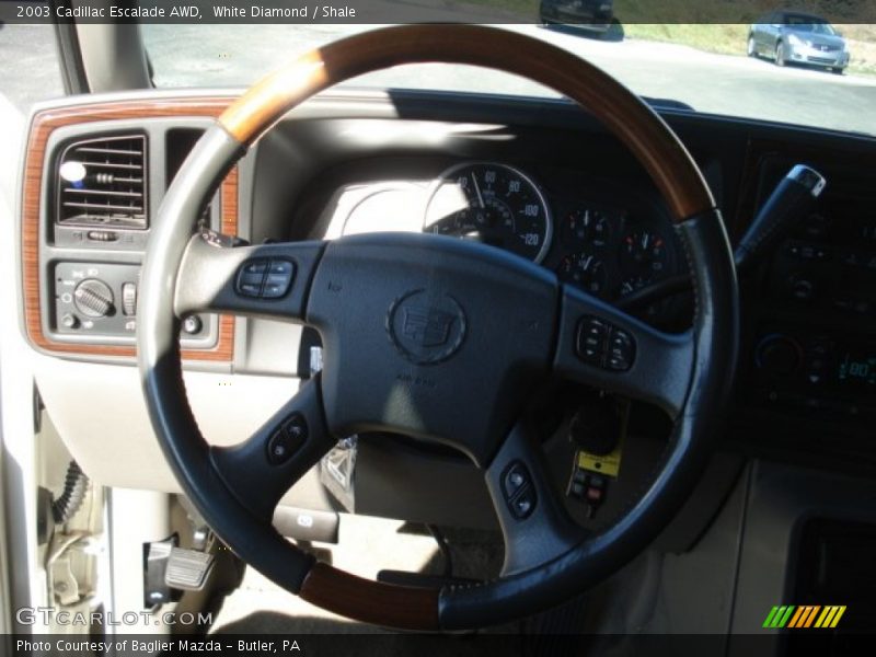White Diamond / Shale 2003 Cadillac Escalade AWD