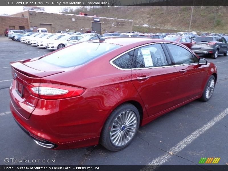  2013 Fusion Titanium Ruby Red Metallic