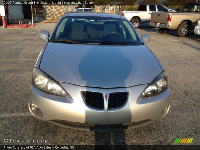 Liquid Silver Metallic / Ebony 2007 Pontiac Grand Prix Sedan