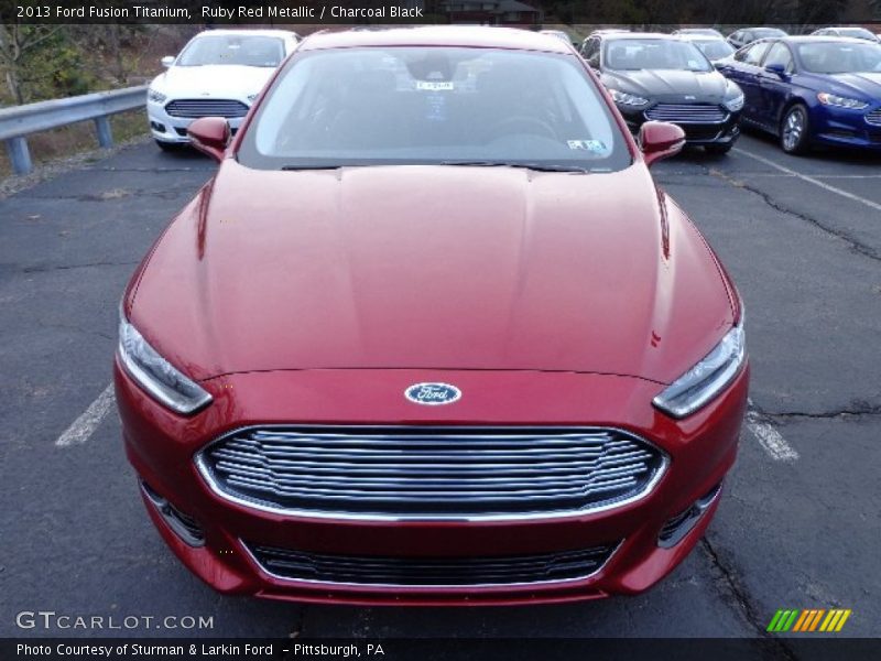  2013 Fusion Titanium Ruby Red Metallic