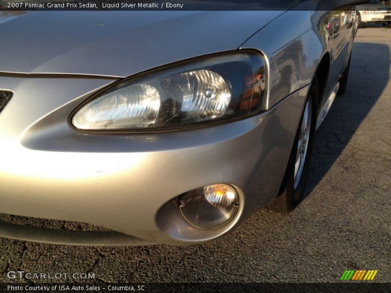 Liquid Silver Metallic / Ebony 2007 Pontiac Grand Prix Sedan