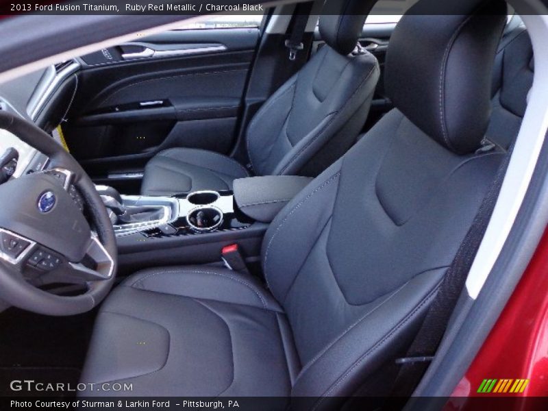Front Seat of 2013 Fusion Titanium