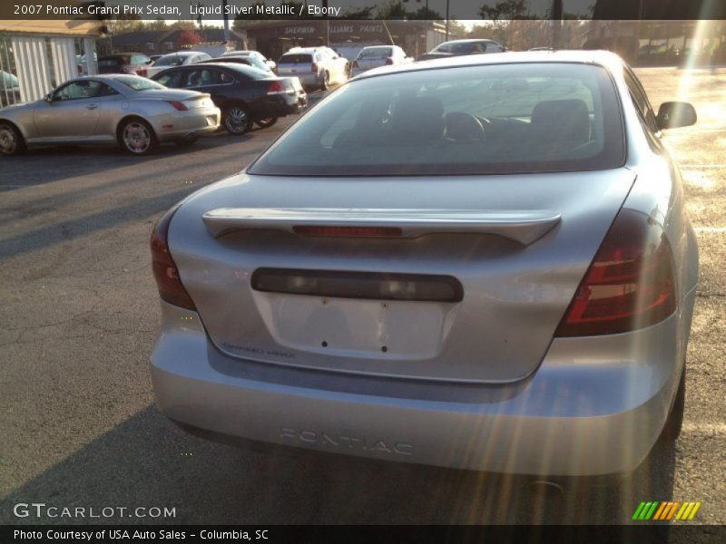 Liquid Silver Metallic / Ebony 2007 Pontiac Grand Prix Sedan