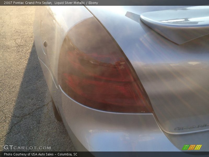 Liquid Silver Metallic / Ebony 2007 Pontiac Grand Prix Sedan