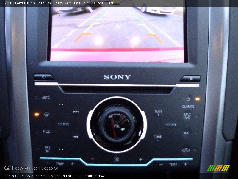 Controls of 2013 Fusion Titanium