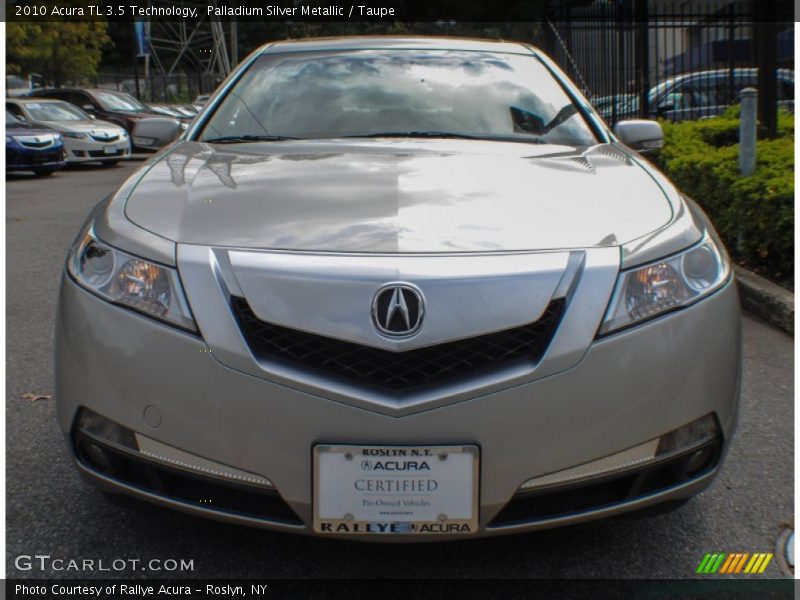 Palladium Silver Metallic / Taupe 2010 Acura TL 3.5 Technology