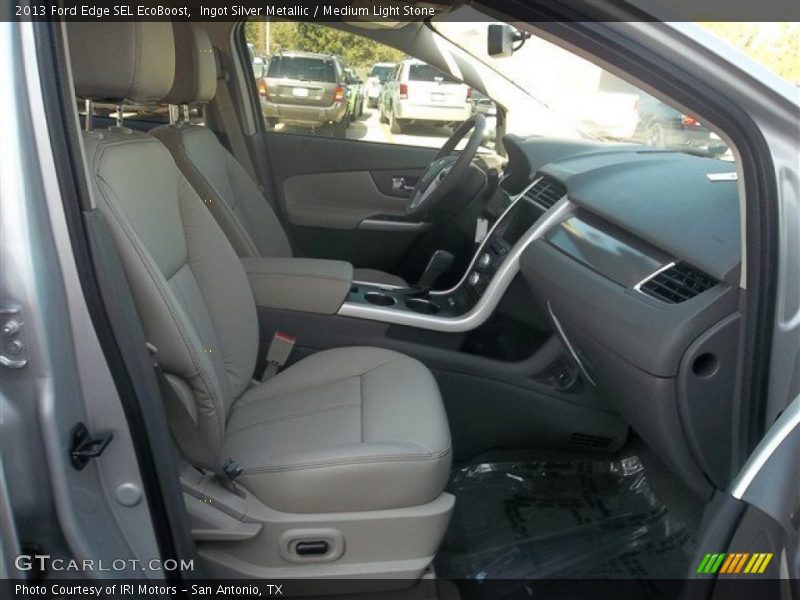 Ingot Silver Metallic / Medium Light Stone 2013 Ford Edge SEL EcoBoost