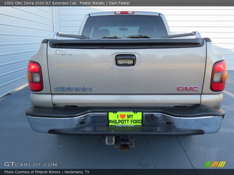 Pewter Metallic / Dark Pewter 2003 GMC Sierra 1500 SLT Extended Cab