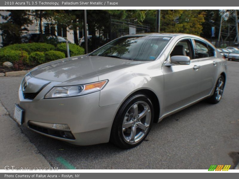 Palladium Silver Metallic / Taupe 2010 Acura TL 3.5 Technology