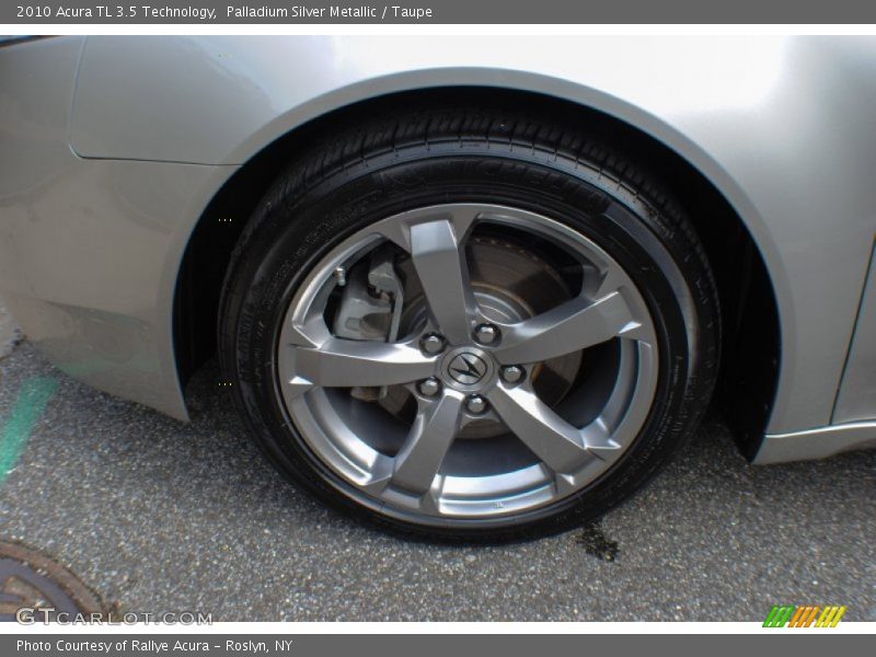 Palladium Silver Metallic / Taupe 2010 Acura TL 3.5 Technology